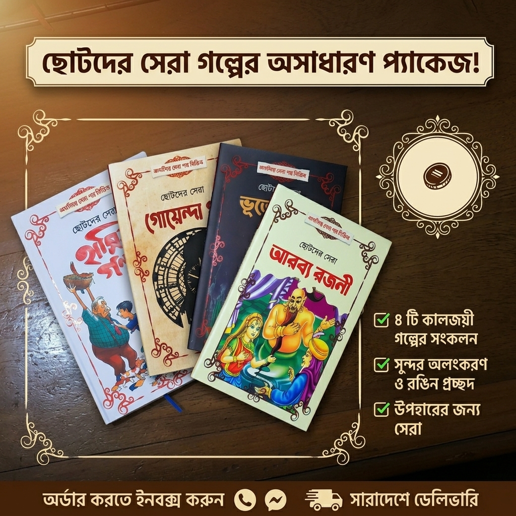 ছোটদের  বেস্টসেলিং ৪ টা বই এর  গল্প সিরিজ